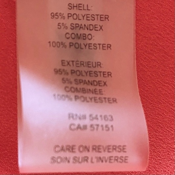 Ivanka Trump top in two-tone orange with ruffle - Picture 5 of 5